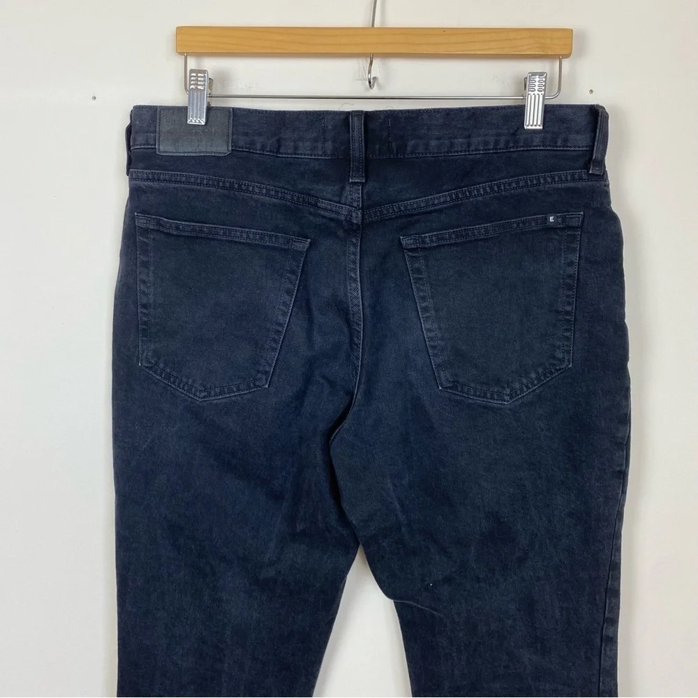 Everlane Men's Authentic Straight Jean in Washed Black Denim - Picture 3 of 13
